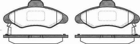 BOSCH 986424644 - Kit de plaquettes de frein, frein à disque cwaw.fr