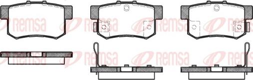 Remsa 0325.32 - Kit de plaquettes de frein, frein à disque cwaw.fr