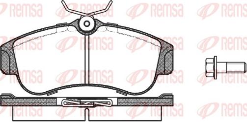 Remsa 0320.00 - Kit de plaquettes de frein, frein à disque cwaw.fr