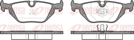 Remsa 0265.30 - Kit de plaquettes de frein, frein à disque cwaw.fr