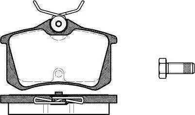 BOSCH 986461769 - Kit de plaquettes de frein, frein à disque cwaw.fr