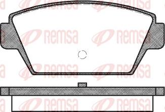 Remsa 0215.00 - Kit de plaquettes de frein, frein à disque cwaw.fr