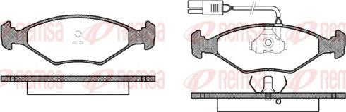 Textar 21195 180 0 5 - Kit de plaquettes de frein, frein à disque cwaw.fr