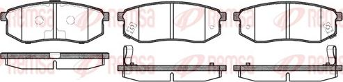 Remsa 0749.02 - Kit de plaquettes de frein, frein à disque cwaw.fr