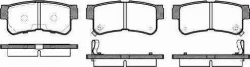 Remsa 74622 - Kit de plaquettes de frein, frein à disque cwaw.fr