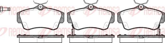 Remsa 0753.02 - Kit de plaquettes de frein, frein à disque cwaw.fr