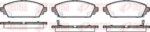 Remsa 0700.02 - Kit de plaquettes de frein, frein à disque cwaw.fr