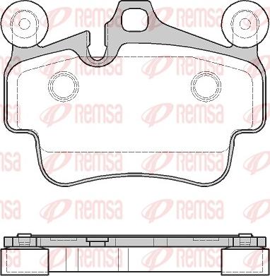 Remsa 0773.20 - Kit de plaquettes de frein, frein à disque cwaw.fr