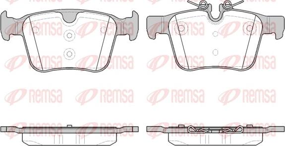 Remsa 1516.40 - Kit de plaquettes de frein, frein à disque cwaw.fr