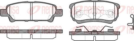 Remsa 1051.02 - Kit de plaquettes de frein, frein à disque cwaw.fr