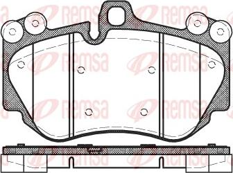 HELLA T1414 - Kit de plaquettes de frein, frein à disque cwaw.fr