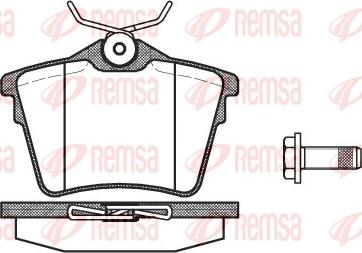 Remsa 1103.00 - Kit de plaquettes de frein, frein à disque cwaw.fr