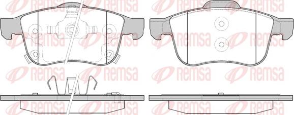 Remsa 1183.32 - Kit de plaquettes de frein, frein à disque cwaw.fr