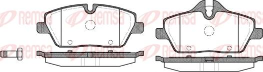 Remsa 1131.00 - Kit de plaquettes de frein, frein à disque cwaw.fr