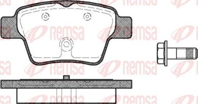 Remsa 1138.00 - Kit de plaquettes de frein, frein à disque cwaw.fr