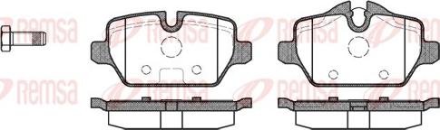 Remsa 1132.00 - Kit de plaquettes de frein, frein à disque cwaw.fr