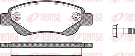 Remsa 1177.00 - Kit de plaquettes de frein, frein à disque cwaw.fr