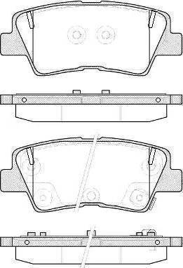 Sangsin Brake SP1401 - Kit de plaquettes de frein, frein à disque cwaw.fr