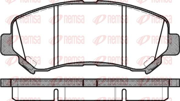 Remsa 1318.00 - Kit de plaquettes de frein, frein à disque cwaw.fr