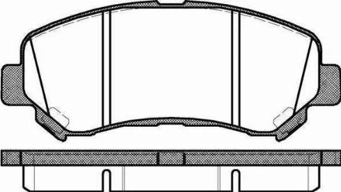 RIDER RD.3323.DB3467 - Kit de plaquettes de frein, frein à disque cwaw.fr