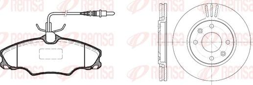 Remsa 8603.00 - Kit de freins, frein à disques cwaw.fr