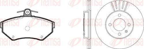 Remsa 8631.00 - Kit de freins, frein à disques cwaw.fr