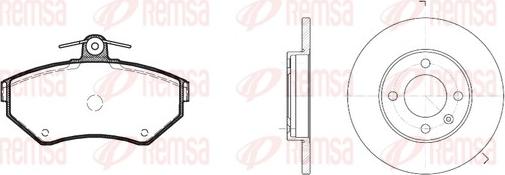 Remsa 8631.03 - Kit de freins, frein à disques cwaw.fr