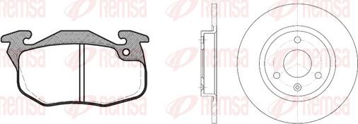 Remsa 8192.05 - Kit de freins, frein à disques cwaw.fr