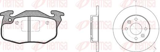 Remsa 8192.08 - Kit de freins, frein à disques cwaw.fr