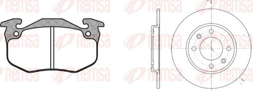 Remsa 8144.02 - Kit de freins, frein à disques cwaw.fr