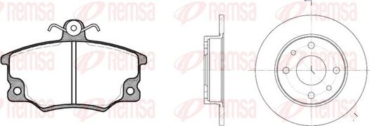 Remsa 8146.00 - Kit de freins, frein à disques cwaw.fr