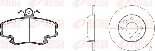 Remsa 8141.04 - Kit de freins, frein à disques cwaw.fr