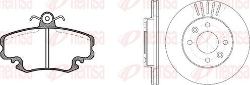 Remsa 8141.05 - Kit de freins, frein à disques cwaw.fr