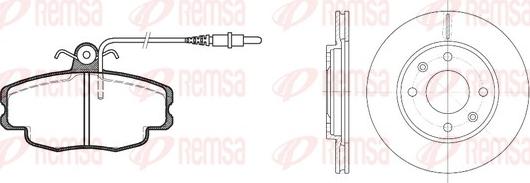 Remsa 8141.03 - Kit de freins, frein à disques cwaw.fr