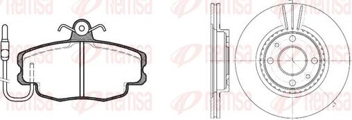 Remsa 8141.02 - Kit de freins, frein à disques cwaw.fr