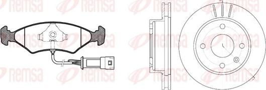 Remsa 8119.03 - Kit de freins, frein à disques cwaw.fr