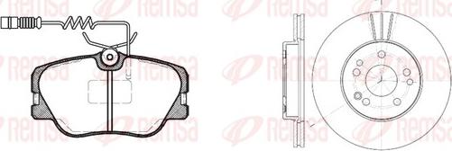 Remsa 8189.00 - Kit de freins, frein à disques cwaw.fr