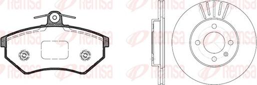 Remsa 8134.01 - Kit de freins, frein à disques cwaw.fr