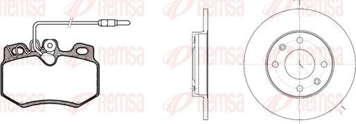 Remsa 8170.04 - Kit de freins, frein à disques cwaw.fr