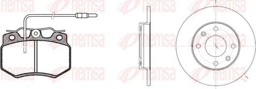 Remsa 8170.00 - Kit de freins, frein à disques cwaw.fr