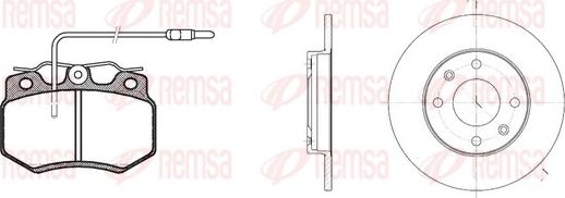 Remsa 8170.01 - Kit de freins, frein à disques cwaw.fr