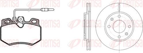 Remsa 8170.03 - Kit de freins, frein à disques cwaw.fr