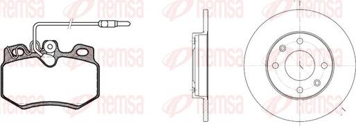 Remsa 8170.02 - Kit de freins, frein à disques cwaw.fr