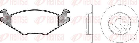 Remsa 8171.02 - Kit de freins, frein à disques cwaw.fr