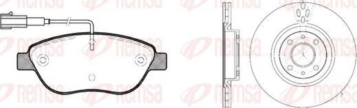 Remsa 8859.00 - Kit de freins, frein à disques cwaw.fr