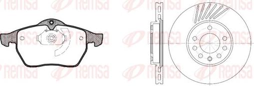 Remsa 8390.02 - Kit de freins, frein à disques cwaw.fr