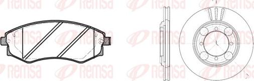 Remsa 8318.01 - Kit de freins, frein à disques cwaw.fr