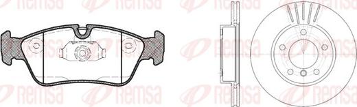 Remsa 8384.02 - Kit de freins, frein à disques cwaw.fr