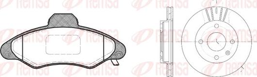 Remsa 8331.01 - Kit de freins, frein à disques cwaw.fr