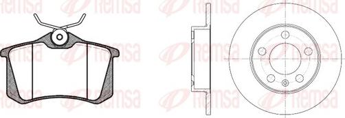 Remsa 8263.04 - Kit de freins, frein à disques cwaw.fr